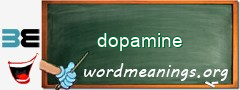 WordMeaning blackboard for dopamine